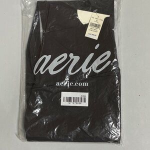 Aerie high rise short brown leggings